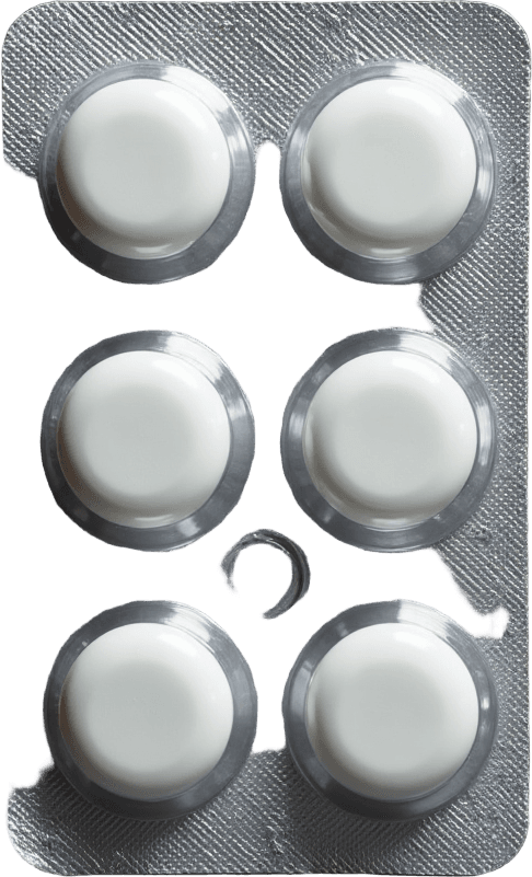 Sildenafil — illustrative blister pack of tablets